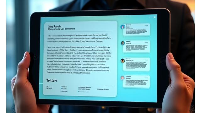 Dashboard-Ansicht einer Software, die KI-gestützt Texte und Bilder für verschiedene Social Media Plattformen anpasst