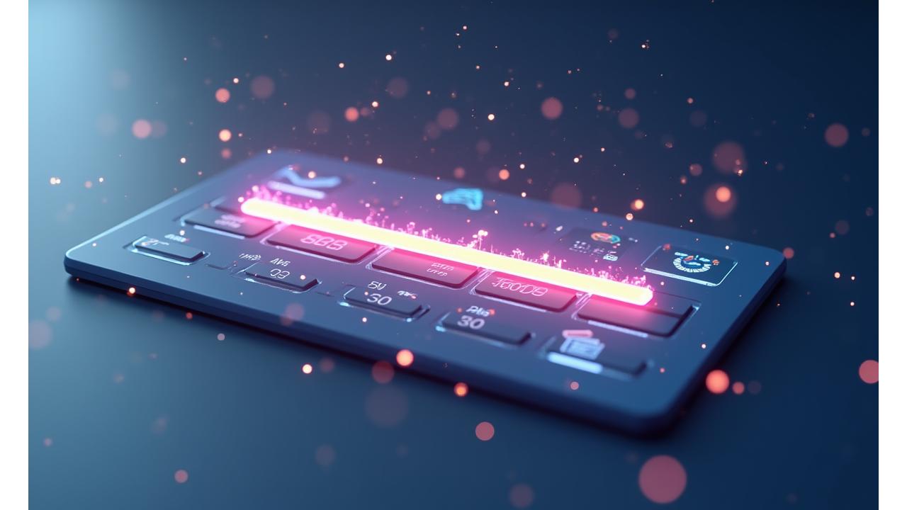 Darstellung eines Finanzrechners mit variablen Budget-Schiebereglern, die verschiedene Tool-Empfehlungen für Creator basierend auf monatlichen Ausgabenkategorien generieren.