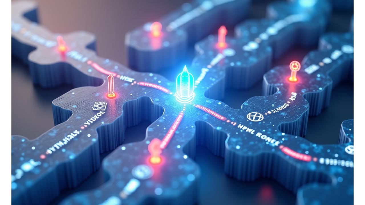 Interaktive Flussdiagramme, die personalisierte Implementierungs-Roadmaps für verschiedene Arten von Content Creatorn (Blogger, Video-Creator, Newsletter-Creator) darstellen, mit Meilensteinen und Tool-Vorschlägen.